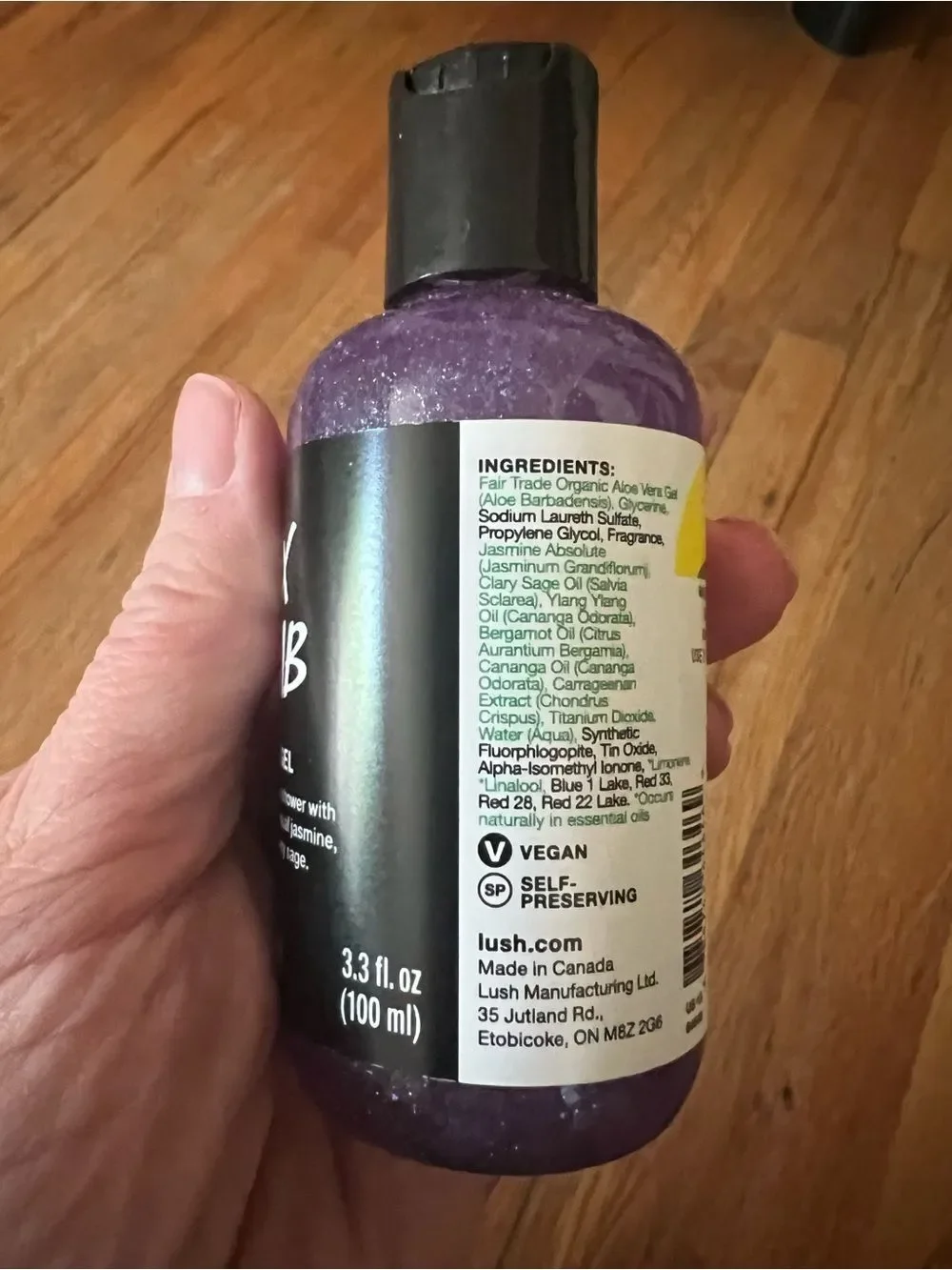Lush Sex Bomb Shower Gel 3.3 oz DISCONTINUED SEALED
